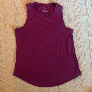 tek gear Plum Performance Sleeveless Tank
